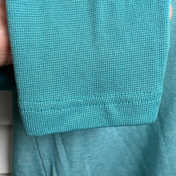 Patagonia Capilene Long Sleeve Base Layer Performance Top Size Small Teal - Picture 7 of 7